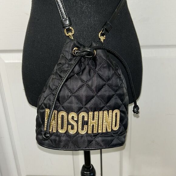 Authentic Moschino Black Nylon Crossbody Bag - Picture 11 of 14